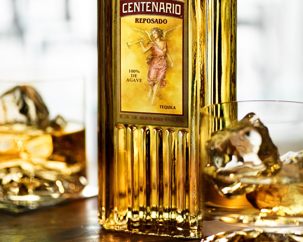 Centinario Bottle photo by Jens Johnson Photography. Premium food, beverage, and product photography for Connecticut and New York.