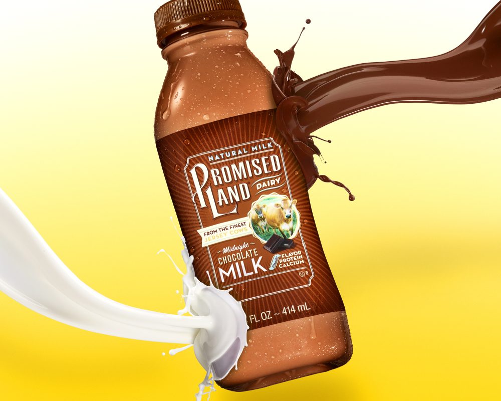 Chocolate Milk Splash photo by Jens Johnson Photography. Premium food, beverage, and product photography for Connecticut and New York.