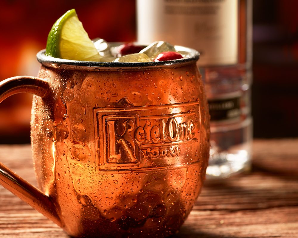 Ketel One Moscow Mule photo by Jens Johnson Photography. Premium food, beverage, and product photography for Connecticut and New York.
