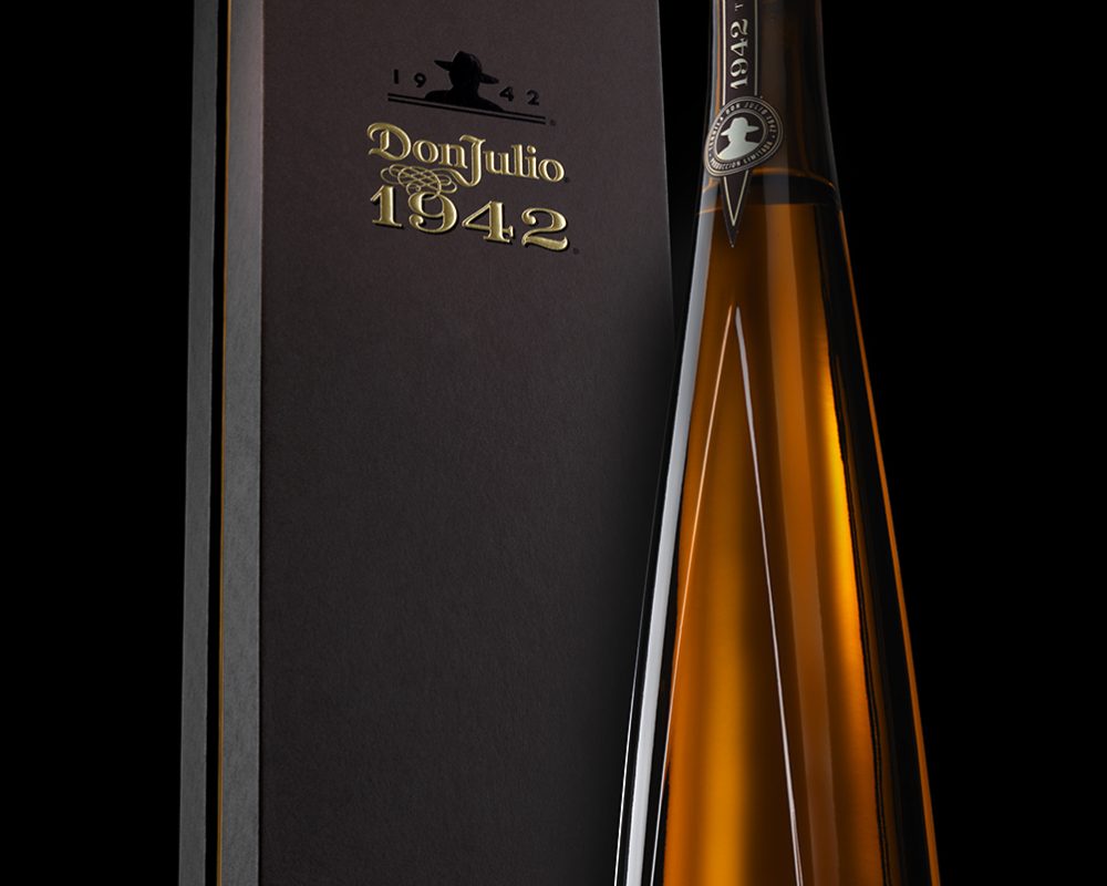 Don Julio box and bottle photo by Jens Johnson Photography. Premium food, beverage, and product photography for Connecticut and New York.