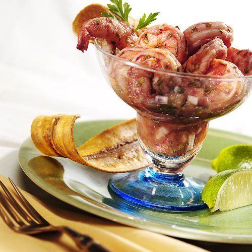 NY_CT_shrimp ceriche_ banana chip_seafood_jens johnson_photographer_food