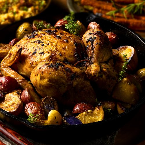 Roasted Skillit Chicken Cropped